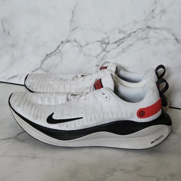 Nike ReactX Infinity Run 4 White Black Light Crimson Men Sneakers Shoes 13 - Picture 5 of 9